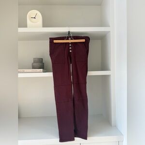 American Eagle Outfitters Women's Skinny Jeans - Deep Burgundy